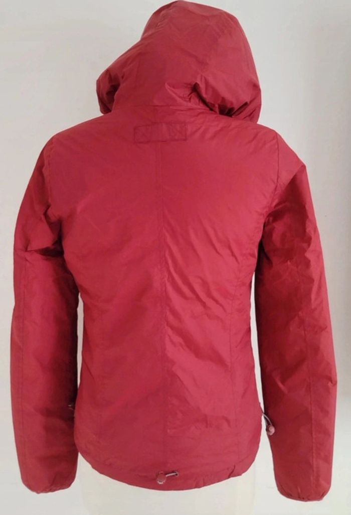 Blouson à capuche bordeaux déperlant 80DB taille XS - photo numéro 3