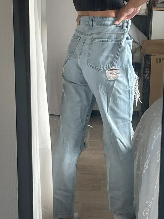 Jeans troués femme - photo numéro 3