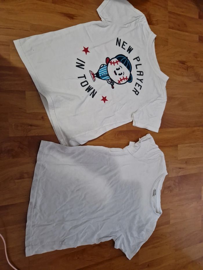 Lot de 2 tee shirt kiabi - photo numéro 4
