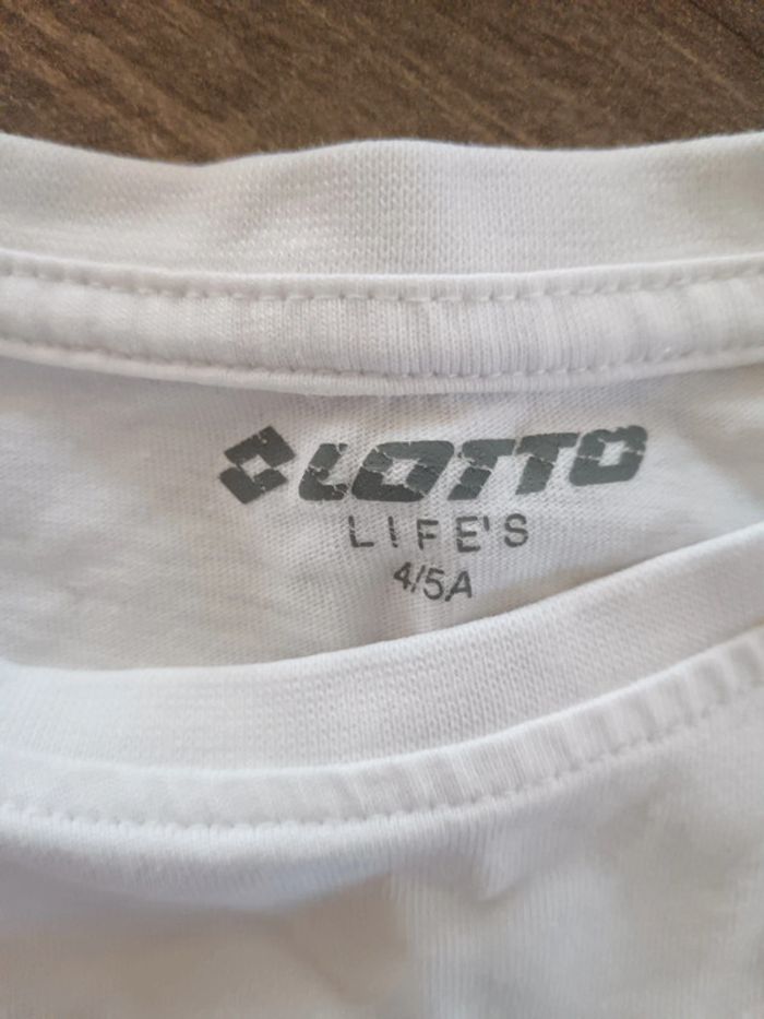 🌞 t-shirt lotto très bon état 4-5 ans - photo numéro 3