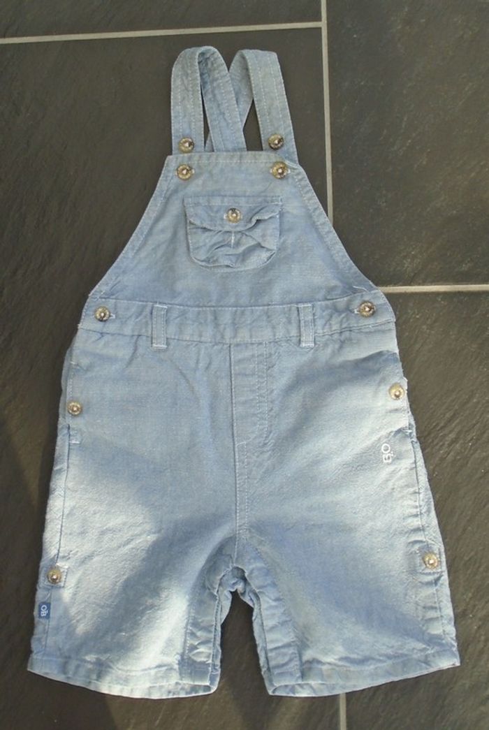 Adorable salopette garçon 3 mois (60 cm) Obaïbi