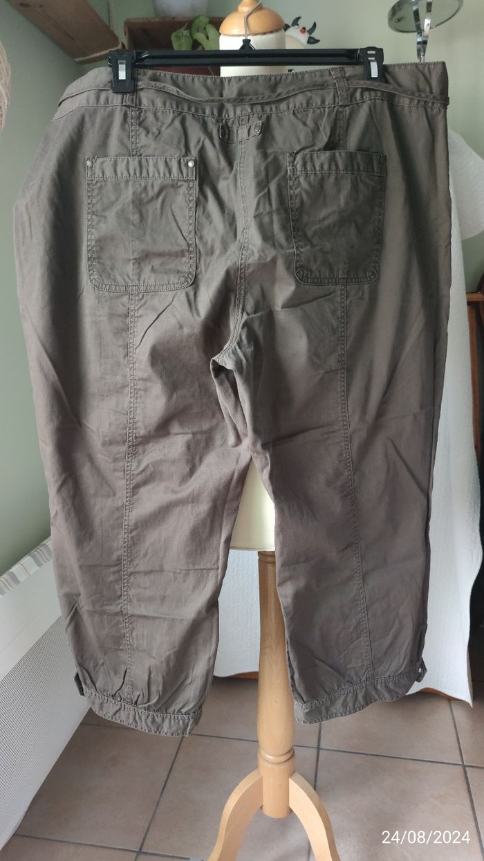 Pantalon large marron 50/52 - photo numéro 2