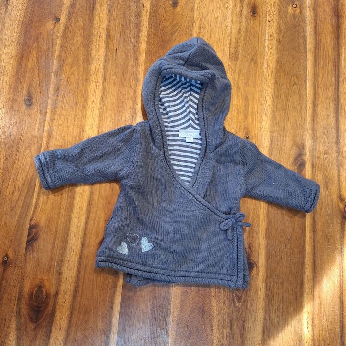 Lot 2 gilets bébé fille 1 mois - Obaïbi & Kimbaloo - photo numéro 2