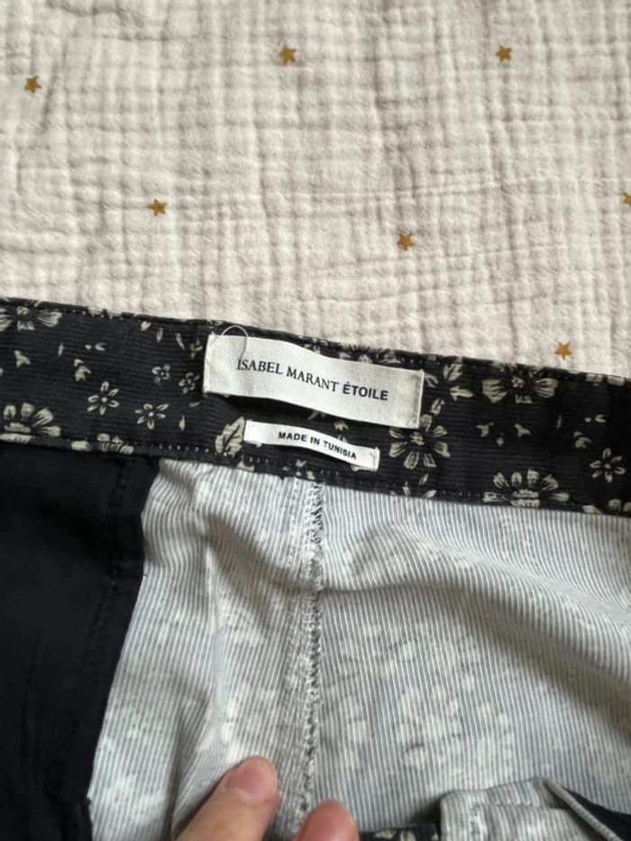 Pantalon droit côtelé - Isabel Marant Étoile - 38 - photo numéro 2