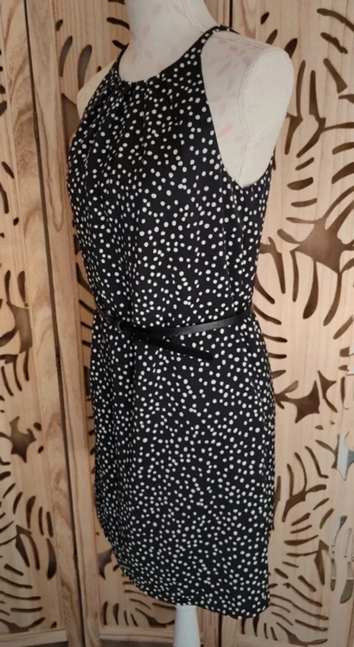 Robe imprimée pois, ceinture Cache cache - photo numéro 2