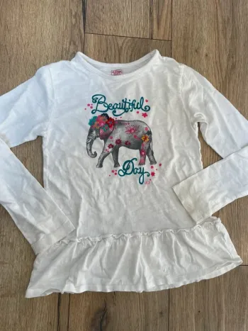 T shirt manches longues broderies