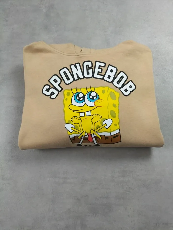 Sweat à capuche Spongebob – Bershka (Taille S)
