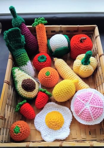 Lot de dinette au crochet 