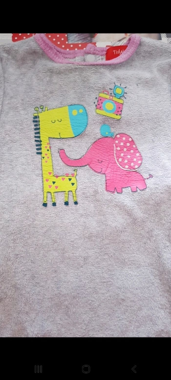 Pyjama velours taille 12mois NEUF