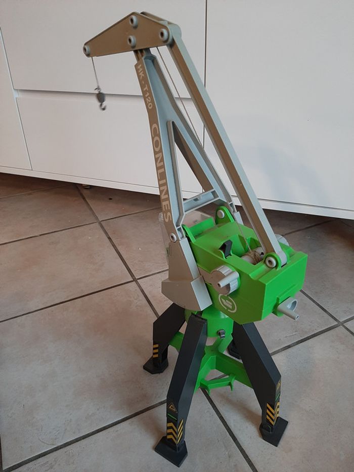 Playmobil grande grue portuaire 59 cm de haut de 2005 - photo numéro 2