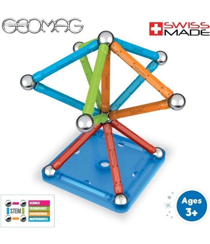[NEUF] Geomag Classic 351 Confetti – Jeu 35 Pièces - photo numéro 2