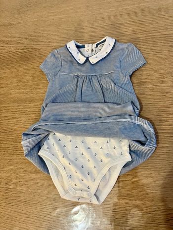 Robe avec body intégré 6 mois