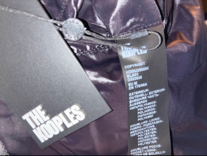 THE KOOPLES – Doudoune Luxe Mixte Violine Taille M (Prix Neuf 595 €) - photo numéro 10