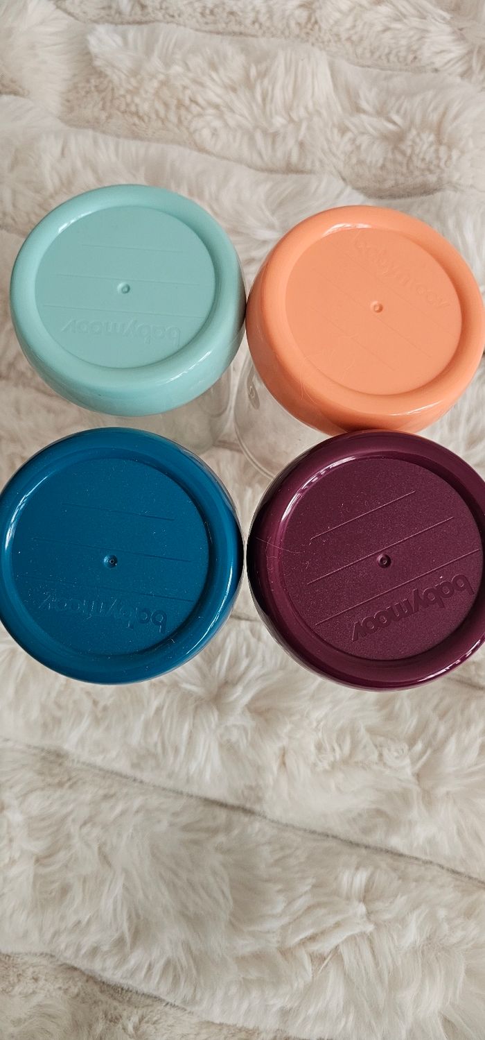 Lot de 4 grands pot en verre Babybols babymoov Neufs - photo numéro 8