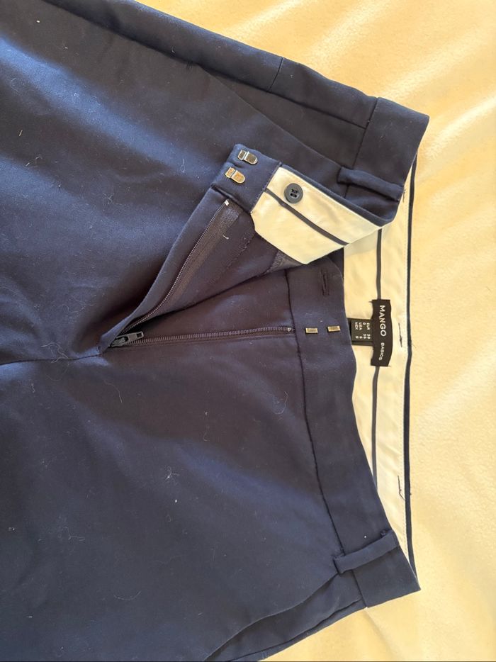 Pantalon tailleur bleu marine - photo numéro 2