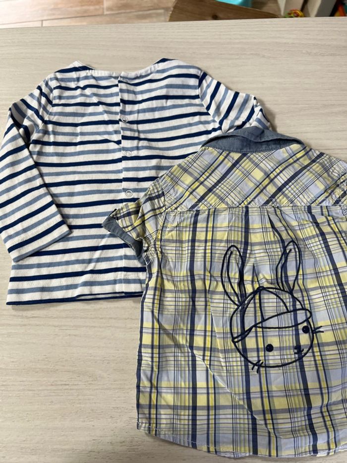 Lot chemise et t-shirt Sergent Major 9 mois - photo numéro 4