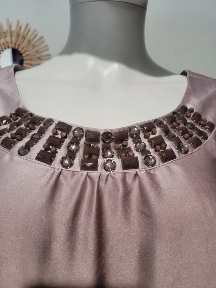 Haut bijoux en soie - photo numéro 3