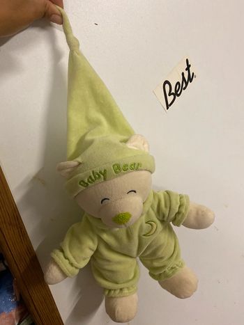 Peluche ours vert baby bear gibsy