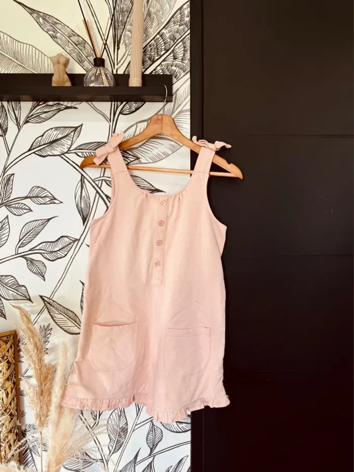 Taille 12 ans Combishort été fille TAO rose pale 🩷