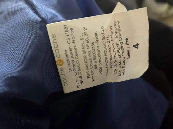 Blazer Cache Cache noir taille Xl - photo numéro 4