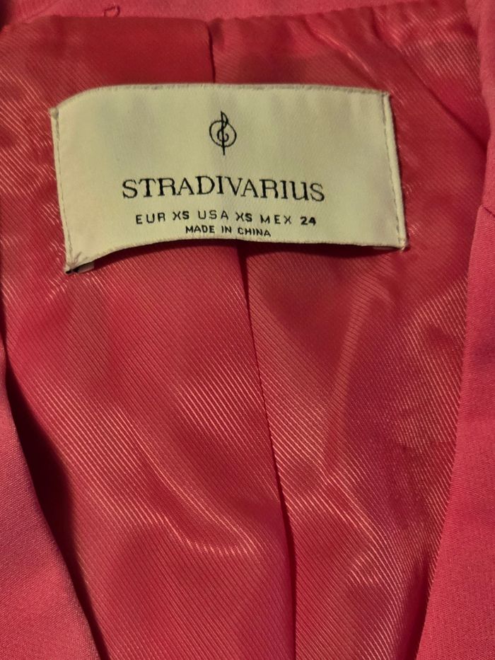 Blazer croisé fushia femme Stradivarius - photo numéro 4