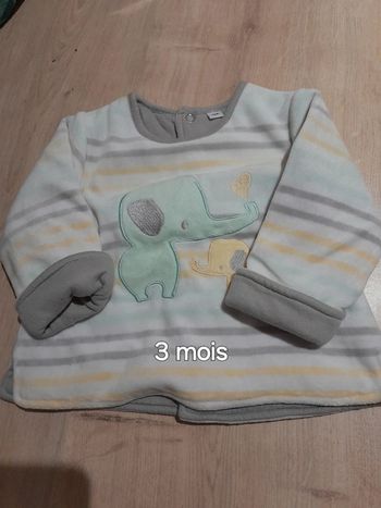Haut de pyjama epais 3m