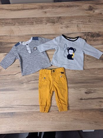 Ensemble 3 mois Obaïbi Okaïdi neuf sans étiquette