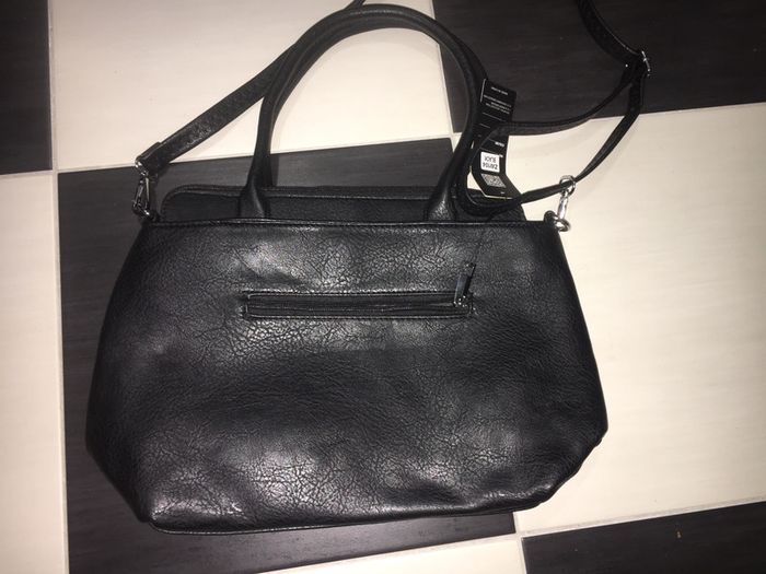 Sac à main femme similicuir noir - photo numéro 2