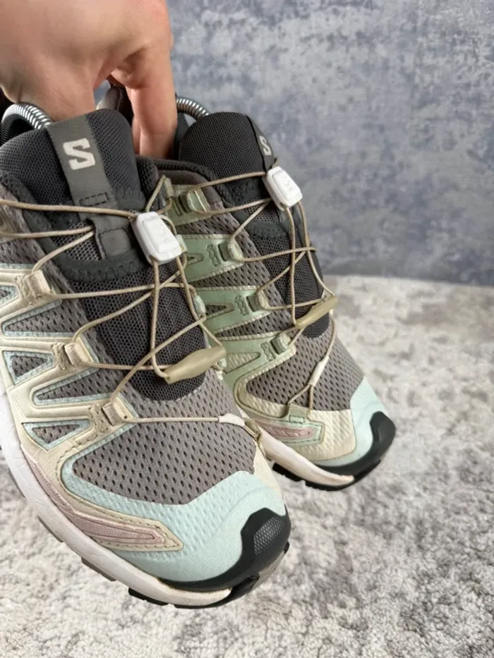 Salomon XA Pro 3D V8 - Blue & Green & Grey - photo numéro 13