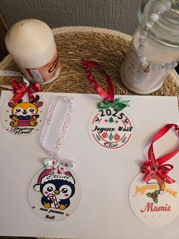 Décorations de Noël a personnaliser