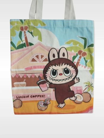 Tote bag sac cabas Labubu