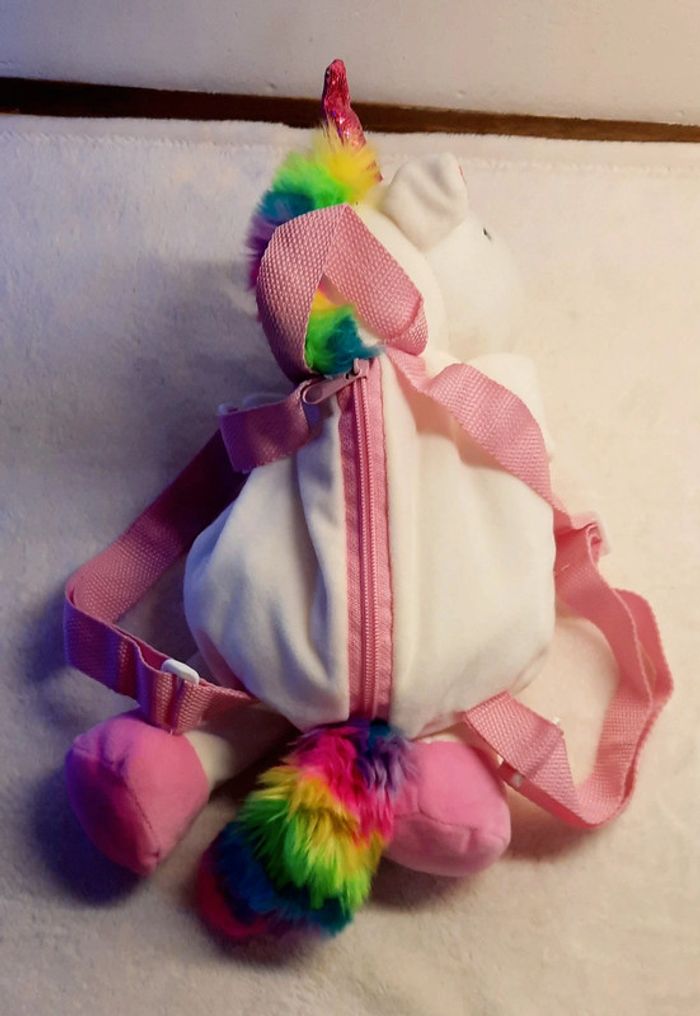 Peluche Sac à dos Licorne flying tiger - photo numéro 3