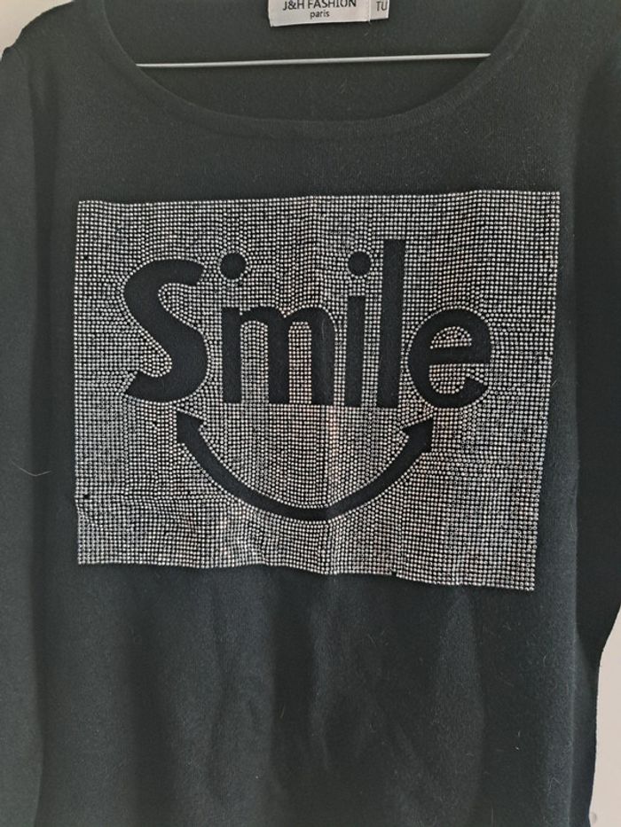Pull fin Smile J&H Fashion TU - photo numéro 2