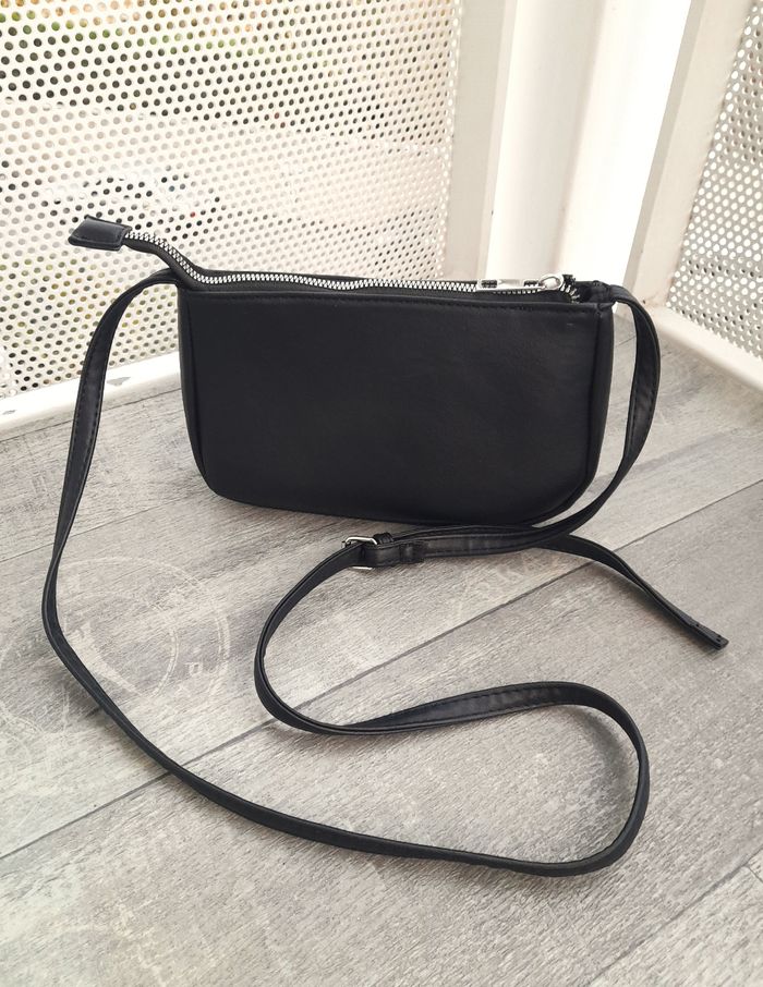 Sac bandoulière aspect croco - photo numéro 4