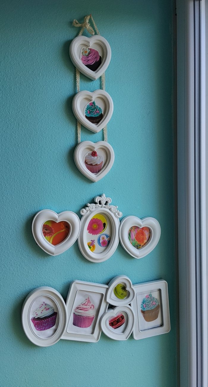 Lot cadres photos pèle mêle