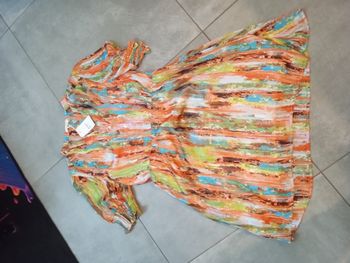robe multicolore   tendance neuve étiquette achat   lili et lala