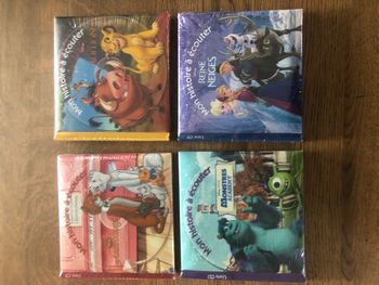 Lot 4 livres mon histoire à écouter avec CD neufs
