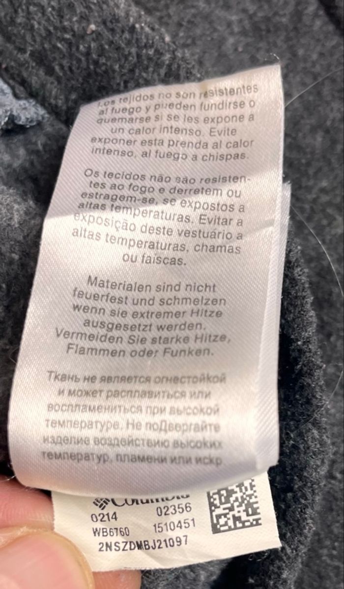 Polaire Columbia gris anthracite taille XL – très bon état - photo numéro 5