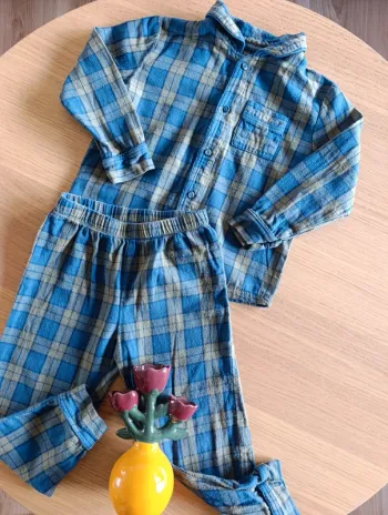 Pyjama deux pièces 4 ans carreaux Kiabi