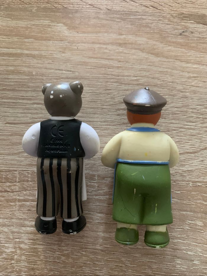 7 figurines petit ours brun les métiers - photo numéro 3