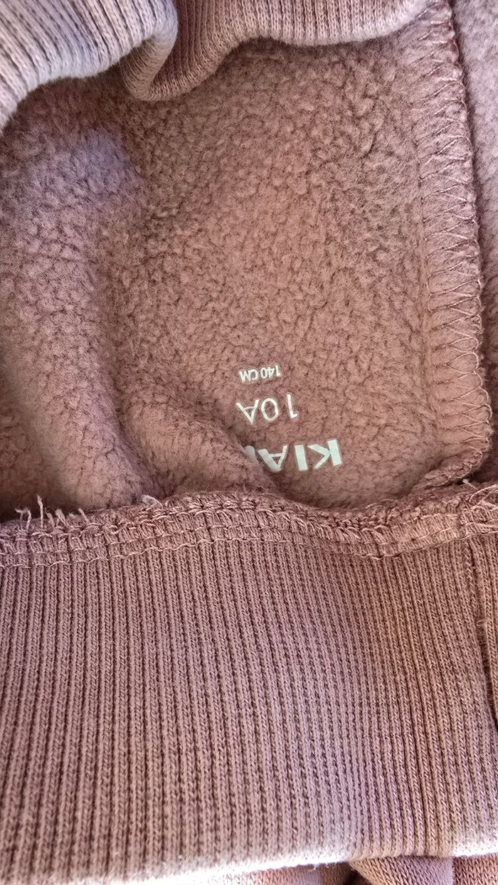 Pantalon rose kiabi 10 ans  140 cm avec lacet a la taille - photo numéro 3