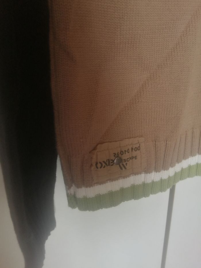 🌸Gilet zippé beige et noir Taille 14 ans mixte "Oxbow" 🌸 - photo numéro 3