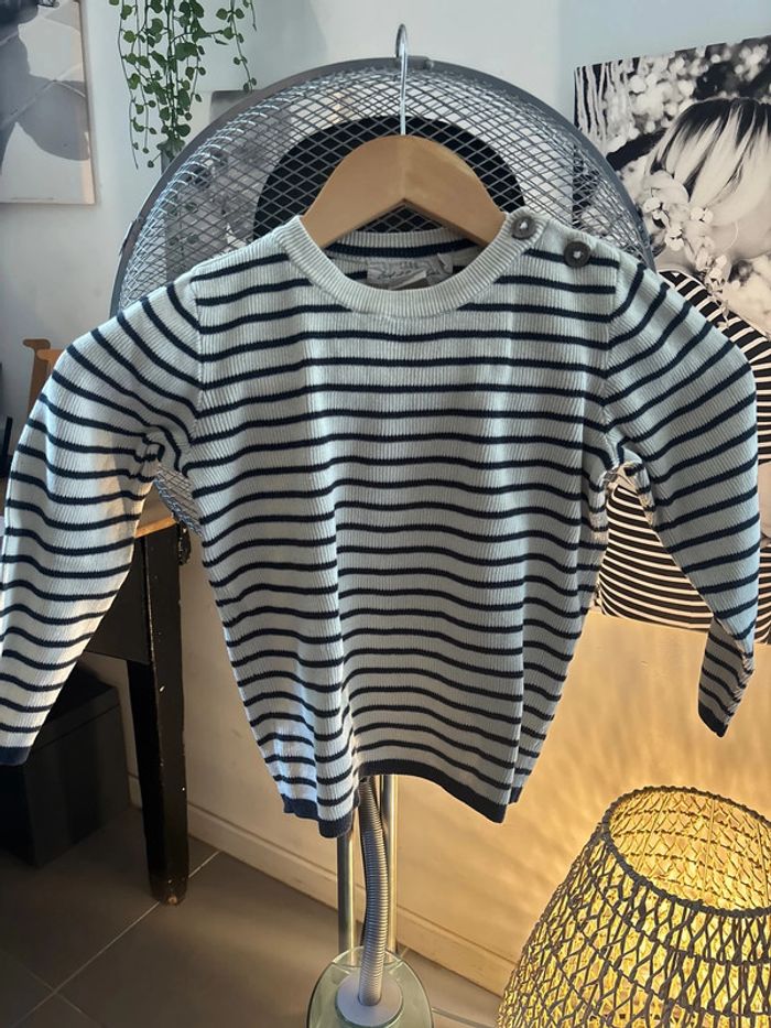 Pull style marinière