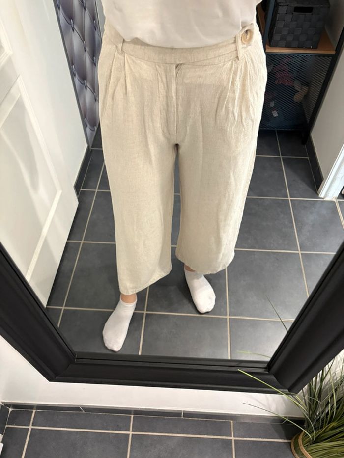 Ensemble été : Kimono & Pantalon M très bon état Stradivarius🤍 - photo numéro 2