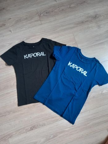 Duo Tshirts kaporal taille s