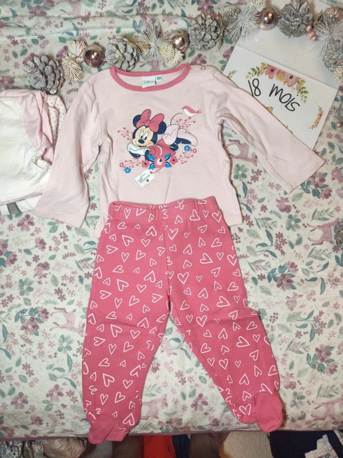 Pyjamas Minnie Disney 18 mois - photo numéro 4