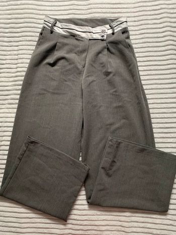 Pantalon ample gris