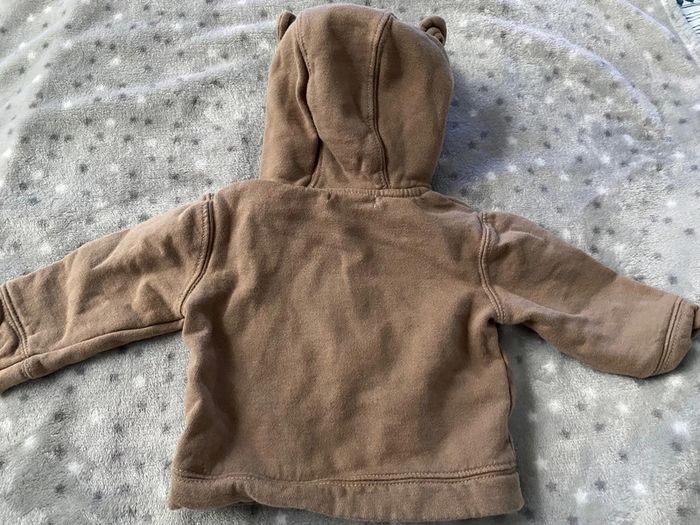 Sweat à capuche zippé chaud 6 mois - photo numéro 5
