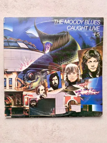 Double disque 🎵 vinyle : The Moody Blues – En direct +5
