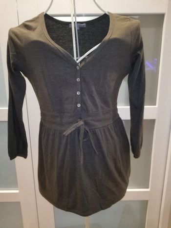 Haut blouse gris foncé T 34/36